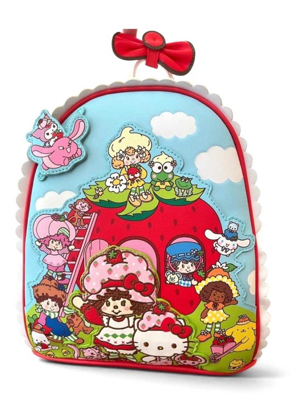Loungefly Hello Kitty & Friends x Strawberry Shortcake Scented Mini Backpack NWT